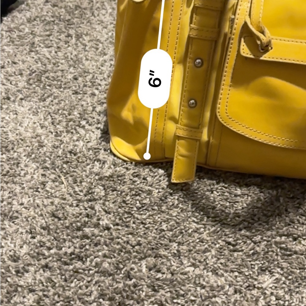 Franco Sarto Vibrant Yellow Shoulder Bag - Picture 6 of 7